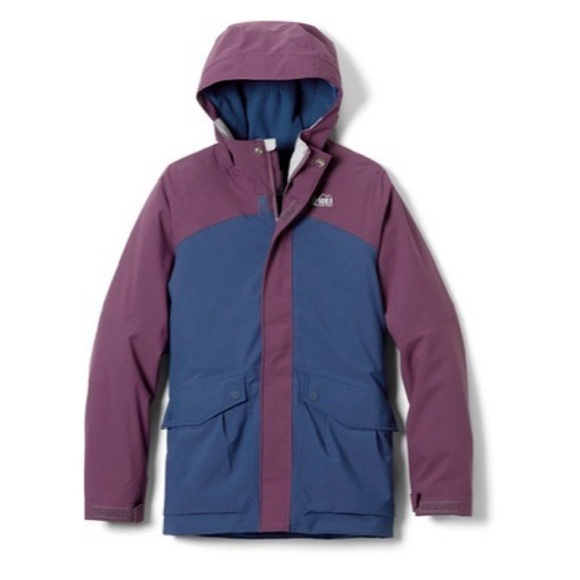 REI CO-OP Timber Mountain Insulated Jacket in indigo/twilight purple - Picture 1 of 10